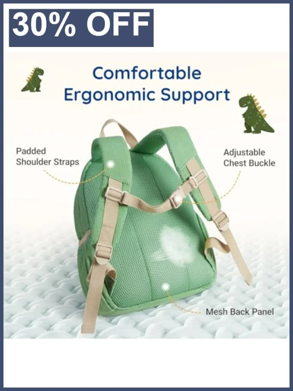 Toddler Corduroy Backpack for Boys Girls 2-4 Preschool Bookbag Lightweight
